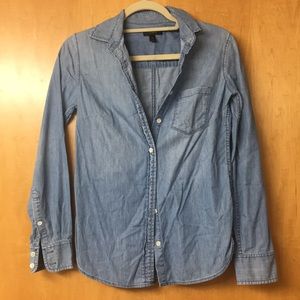 J. Crew Denim Button Up